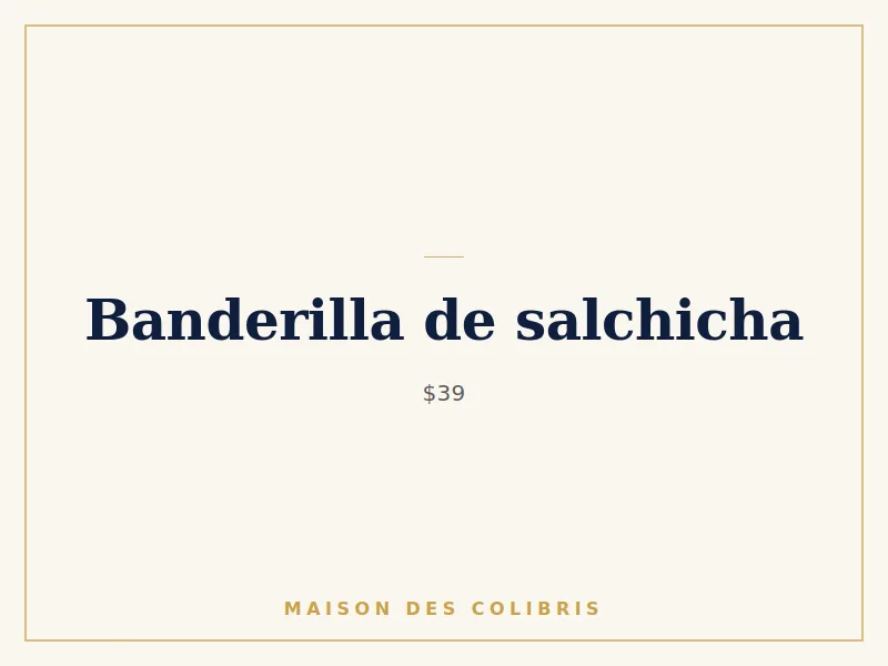 Banderilla y papas a la francesa